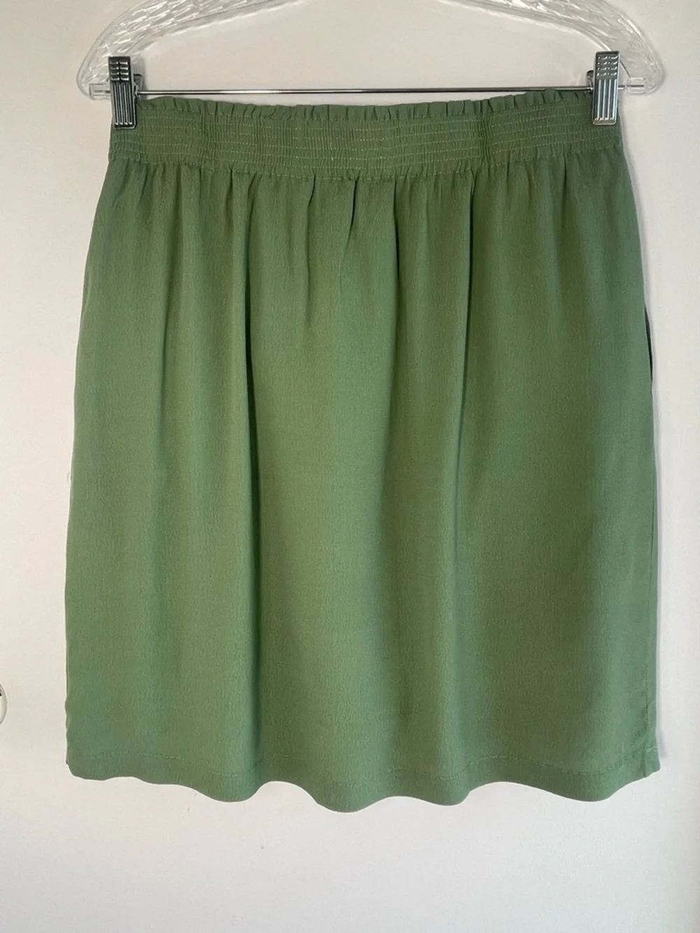 Tulip B Women’s Green Mint Elastic-Waist Mini Skirt NWT
